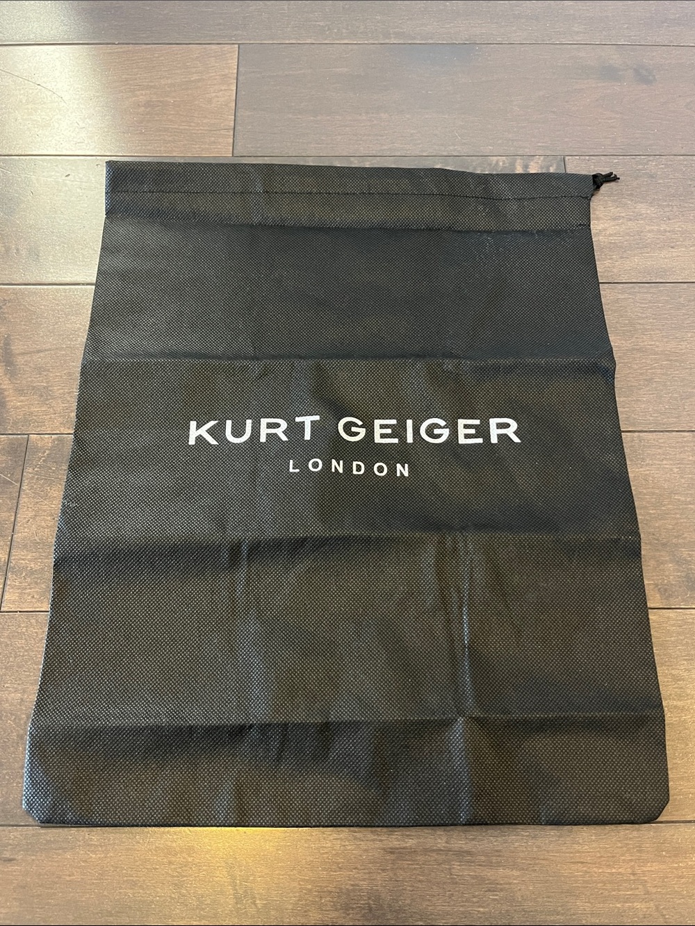 Kurt Geiger Black Logo Dust Bag